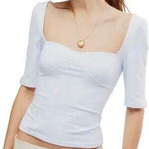 Free People Just Looking Crop Top